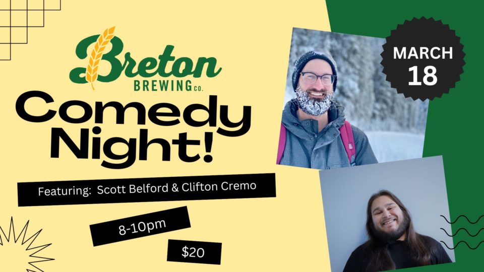SOLD OUT!  Comedy Night with Scott Belford and Clifton Cremo
