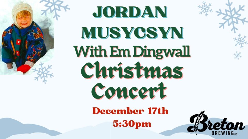 Jordan Musycsyn Christmas Concert- SOLD OUT